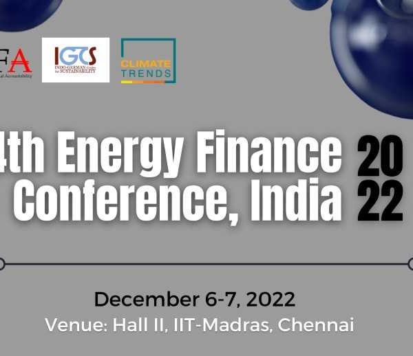 Energy Finance Conference India- 2022 in IITM